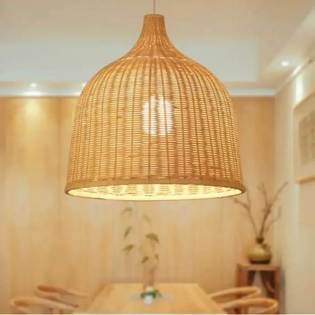 Riippuvalaisin Linento Lighting BRZ-340027, ø35cm, E27, max. 40W, IP20, bambu