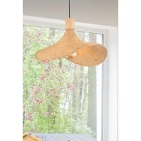 Riippuvalaisin Linento Lighting BRZ-340028, ø40cm, E27, max. 40W, IP20, bambu