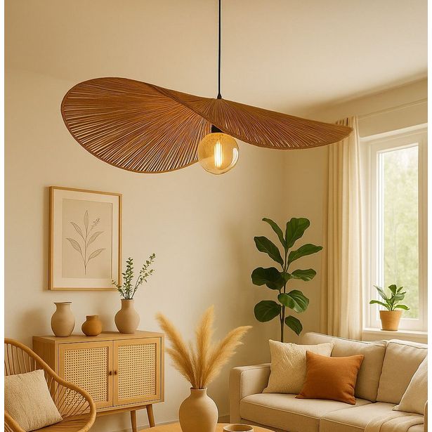 Riippuvalaisin Linento Lighting BRZ-340032, ø30cm, E27, max. 40W, IP20, bambu