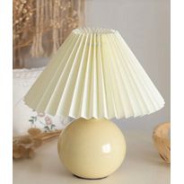 Pöytävalaisin Linento Lighting Laskos, ø10-22cm, E27, max. 40W, IP20, kerma, Verkkokaupan poistotuote