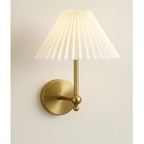 Seinävalaisin Linento Lighting BRZ-343402, ø10-22cm, E27, max. 40W, IP20, kulta/kerma