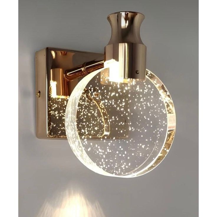 Seinävalaisin Linento Lighting BRZ-343405, ø17cm, IP20, 4000K, kulta