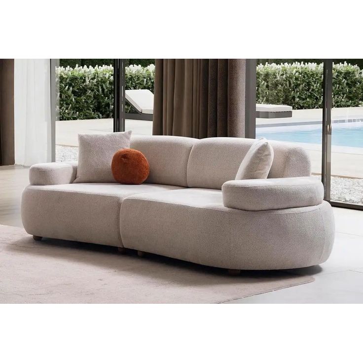Sohva Linento Furniture Rio, 3-istuttava, kerma
