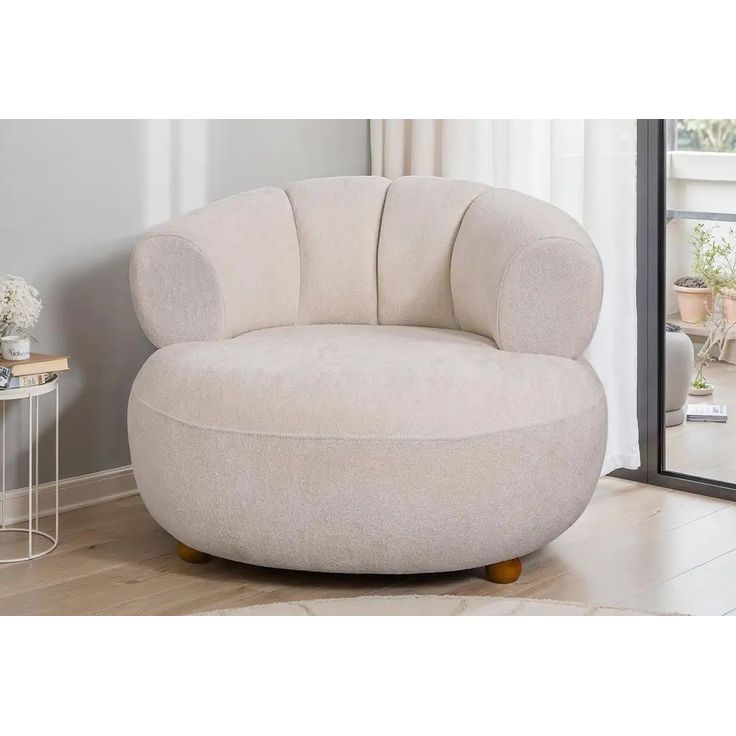 Lepotuoli Linento Furniture New Roma, valkoinen