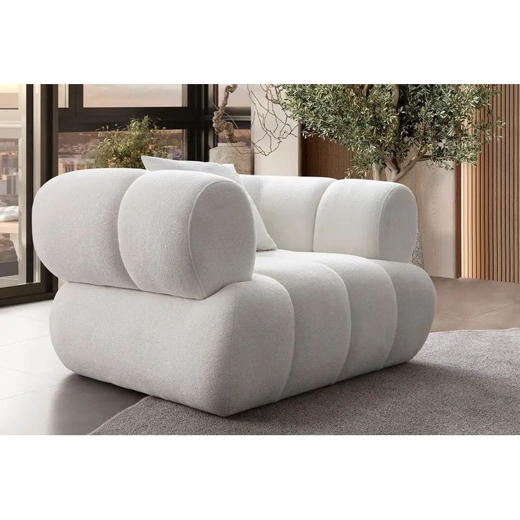 Lepotuoli Linento Furniture Petra, valkoinen