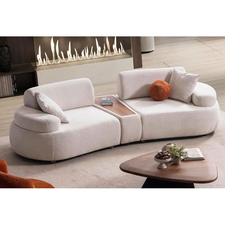 Sohva Linento Furniture Rio, 2-istuttava, kerma