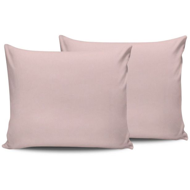 Tyynyliina Linento Dusty Rose, 50x80cm, 2kpl, himmeä roosa