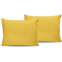 Tyynyliina Linento Dark Yellow, 50x80cm, 2kpl, tummankeltainen