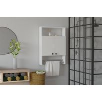 Kylpyhuoneen kaappi Linento Furniture Ela, 60x87cm, pyyhetangoilla