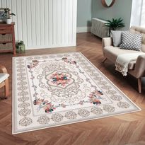Kynnysmatto Linento WOOBTNY0205, 50x80cm, kerma
