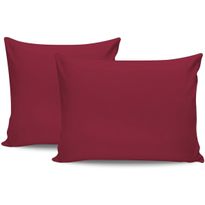 Tyynyliina Linento Tonne Rosse, 50x80cm, 2kpl, viininpunainen