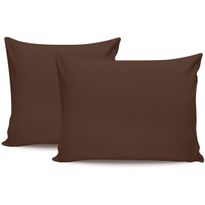 Tyynyliina Linento Tonne Brune, 50x80cm, 2kpl, tummanruskea
