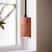 Riippuvalaisin Linento Lighting Pery, GU10, IP20, max. 10W, viininpunainen