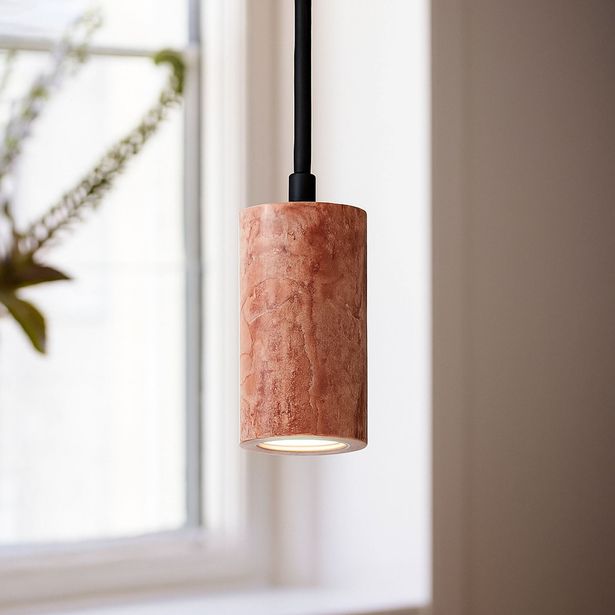 Riippuvalaisin Linento Lighting Pery, GU10, IP20, max. 10W, viininpunainen