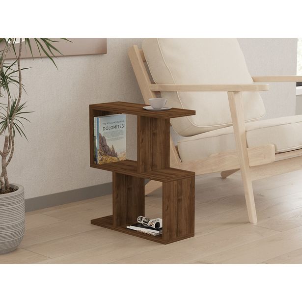 Sivupöytä Linento Furniture Zet, 45x51.4cm, tummanruskea