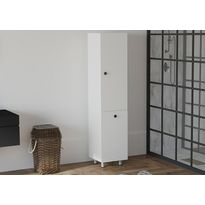 Kylpyhuoneen kaappi Linento Furniture Lipa, 35 x 154.8cm, valkoinen