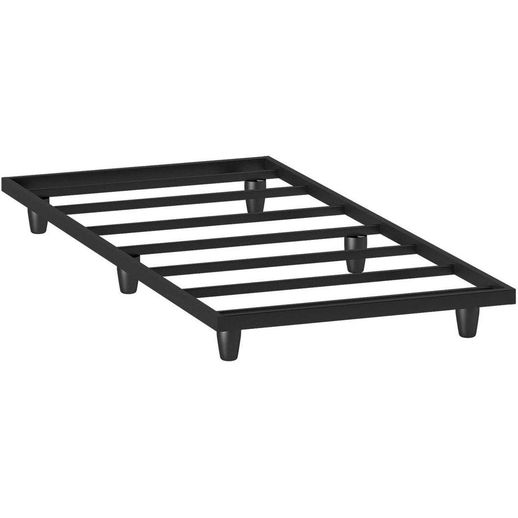 Sängynrunko vierasvuoteella Linento Furniture Yavrulu 80x180cm, musta