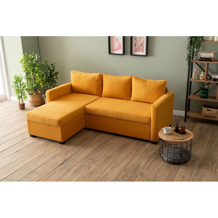 Divaanivuodesohva Linento Furniture Kado, 3-istuttava, vuodevaatelaatikolla