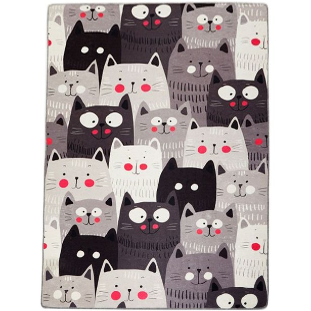 Lastenhuoneen käytävämatto matto Linento Cats 8 80x150cm