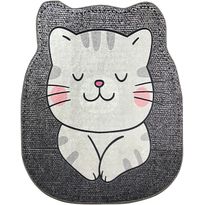 Pyöreä matto Linento Neko, Ø80cm, gray