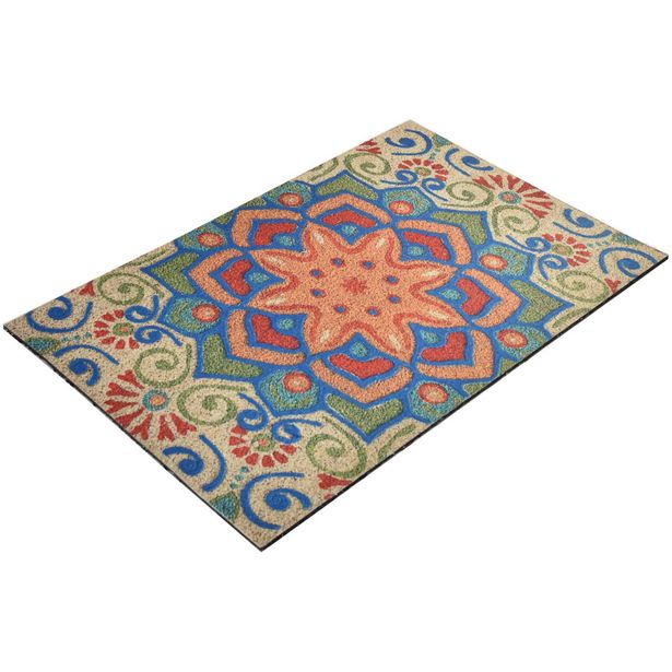 Kynnysmatto Linento Aura 60x40cm monivärinen