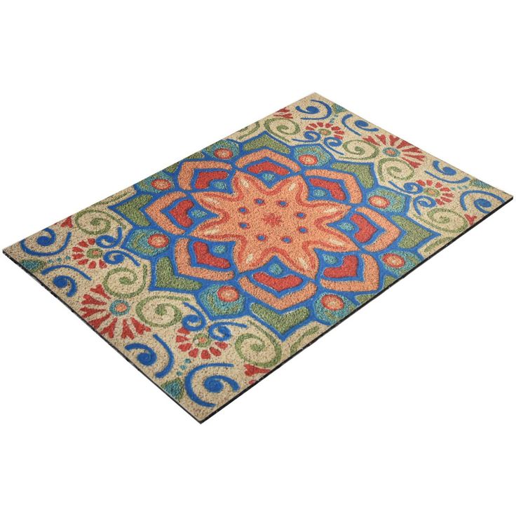 Kynnysmatto Linento Aura 60x40cm monivärinen