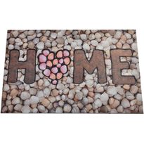 PVC-ovimatto Linento Home Stone, 40x60cm, beige