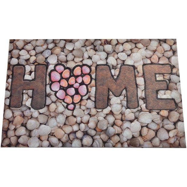 PVC-ovimatto Linento Home Stone, 40x60cm, beige