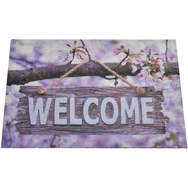 PVC-ovimatto Linento Ruby, 40x60cm, violetti