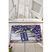 PVC-ovimatto Linento Casia, 40x60cm, violetti