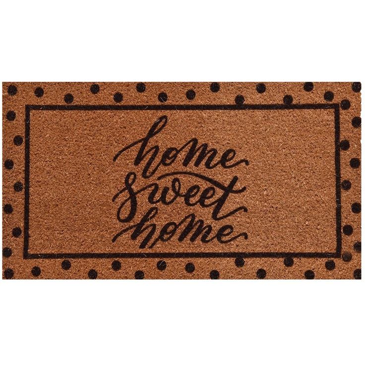Ovimatto Linento Coco Frame Point, 40x60cm, ruskea