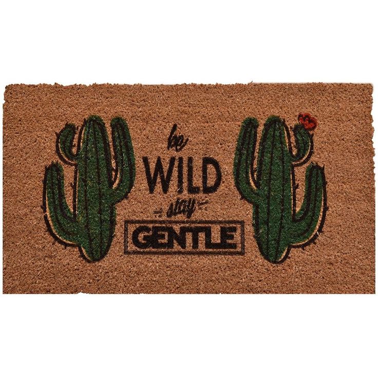 Ovimatto Linento Coco Wild, 40x60cm, ruskea