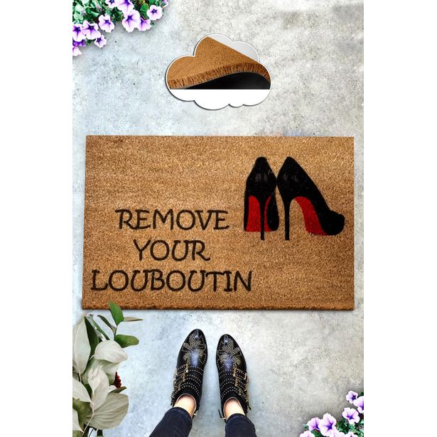 Ovimatto Linento Coco Remove, 40x60cm, ruskea