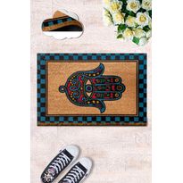 Ovimatto Linento Coco Hamsa, 40x60cm, ruskea
