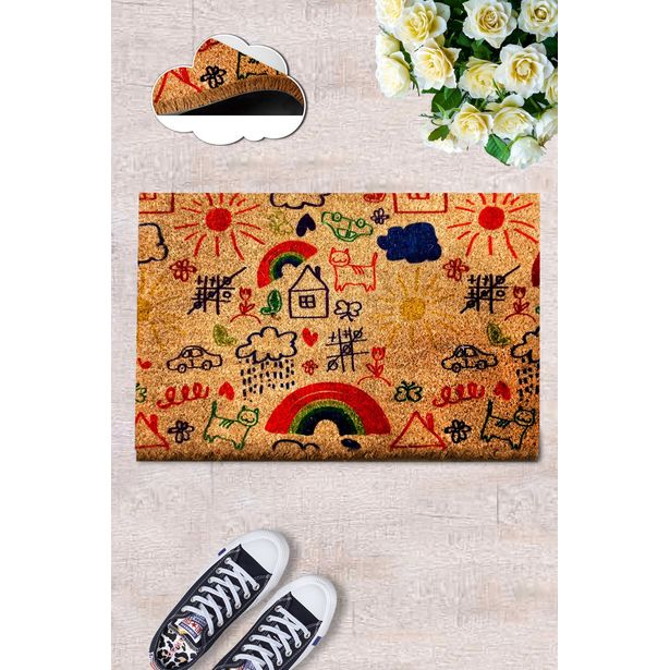 Ovimatto Linento Coco Pingis Mat, 40x60cm, ruskea