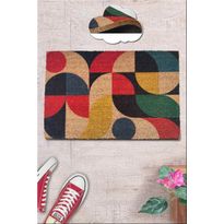 Ovimatto Linento Shapes, 40x60cm, monivärinen