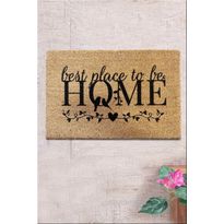 Ovimatto Linento Coco Jaosi, 40x60cm, ruskea