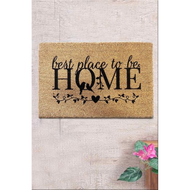 Ovimatto Linento Coco Jaosi, 40x60cm, ruskea