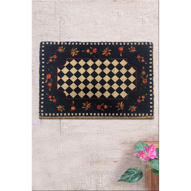 Ovimatto Linento Coco Phong, 40x60cm, ruskea