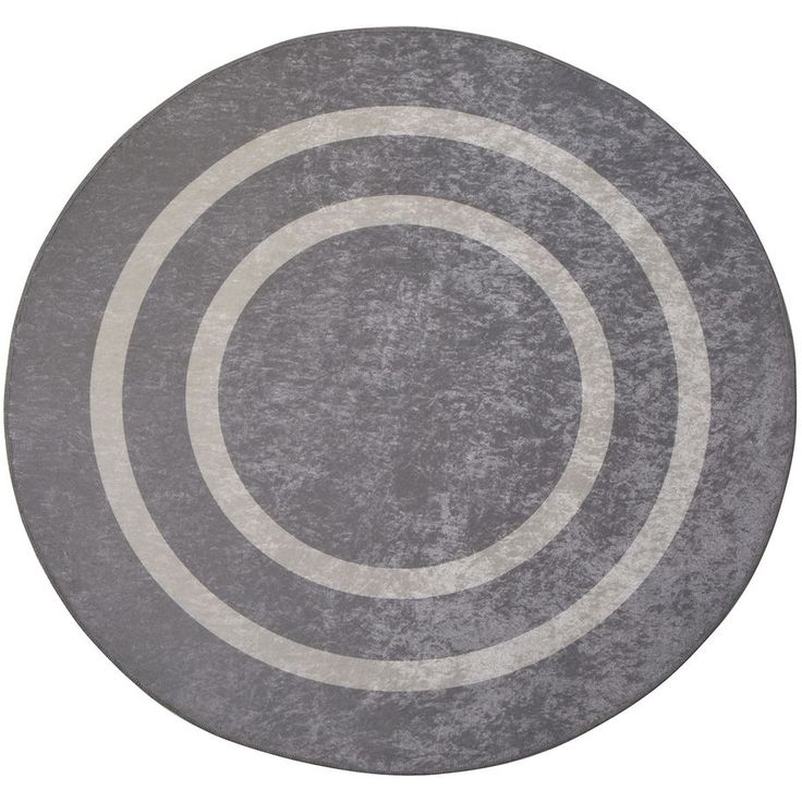 Matto Linento Silver, Ø140cm, harmaa