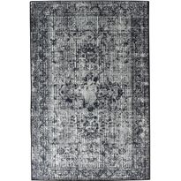 Matto Linento Isabel, 140x190cm, mustavalkoinen