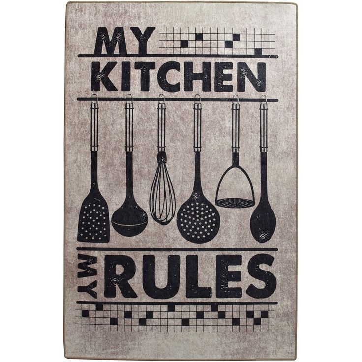Keittiön matto Linento Rules, 80x150cm, beige