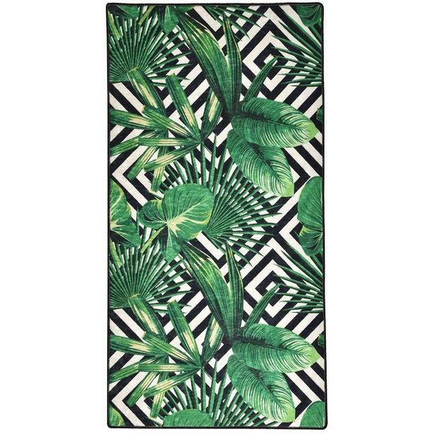 Käytävämatto Linento Tropic 2, 80x200cm, vihreä