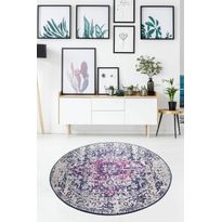 Pyöreä matto Linento Weakness, Ø140cm, violetti