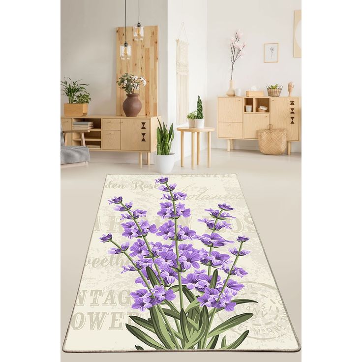 Käytävämatto Linento Lavender Djt, 80x120cm, liila
