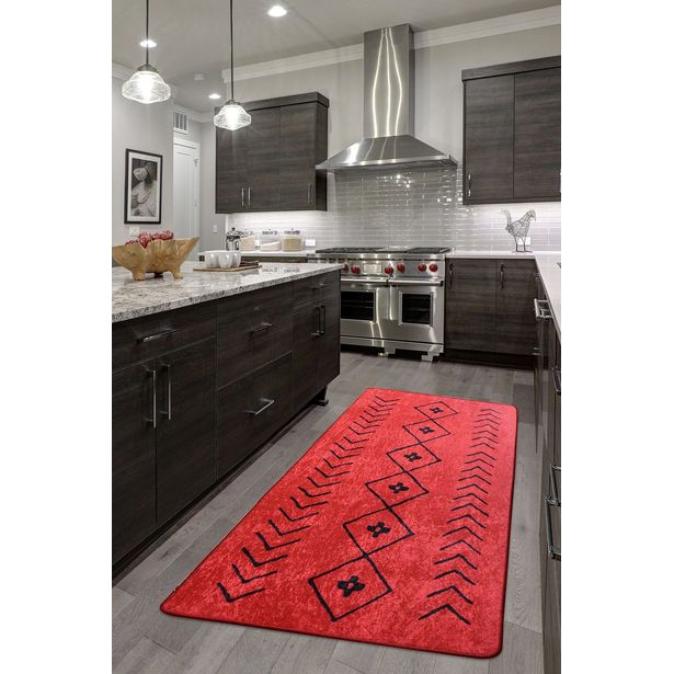 Käytävämatto Linento Fiona, 80x150cm, punainen