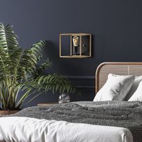 Seinävalaisin Linento Lighting Kafes 13751, E27, max. 40W, IP20, kulta/musta