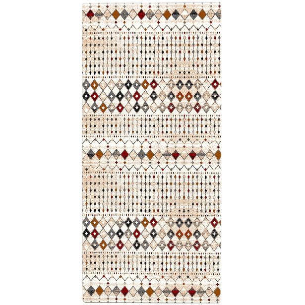 Käytävämatto Linento Flecha punainen/beige, eri kokoja
