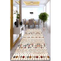 Matto Linento Flecha 100x200cm punainen/beige