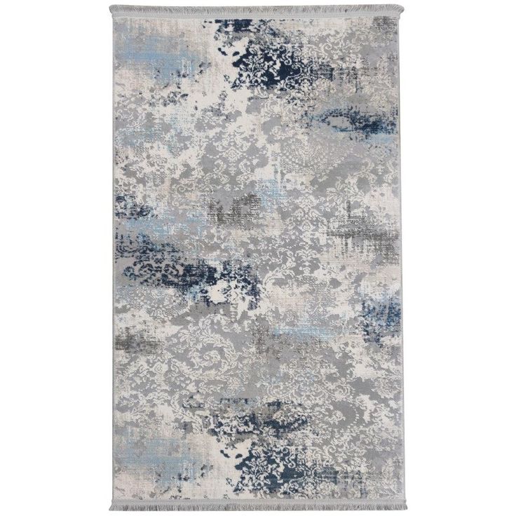 Matto Linento Tripoli, 120x170cm, sininen